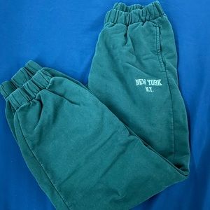 PACSUN NEVER WORN NEW YORK SWEATPANTS SIZE S